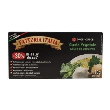 Imagem de Caldo Sabor Vegetais Fattoria Italia 110g - Fattoria Itália