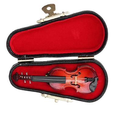 Imagem de Violino, Mini Modelo de Instrumentos Broche de Combinação de Roupas Detalhes Requintados, para Qualquer Amante da Música Com Modelo de Guitarra para Doação de