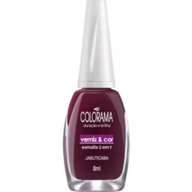 Imagem de Esmalte Colorama Verniz e Cor Jabuticaba 8ml