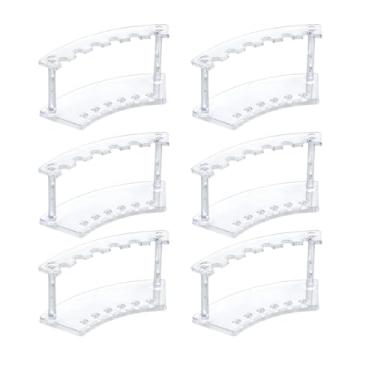 Imagem de Ｂｅｓｇａ 6x Pen Display Stand Organizador Prático Versátil Rack 6 Slots Pen Holder para Maging Brushes Marker Craft Showcase