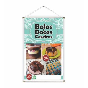Imagem de Banner pronto Bolo e Doce BA 132 medida 45x70 cm arte pronta