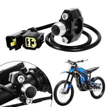 Imagem de Alpha Rider Interruptor de desligamento de farol para Talaria Sting R MX4 Plug and Play, ajuda a economizar bateria, interruptor de ligar/desligar com placa traseira de montagem CNC de alumínio
