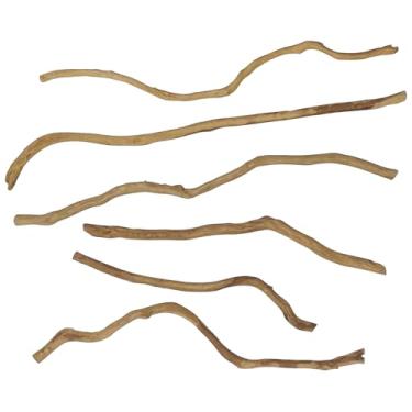 Imagem de kathson Madeira flutuante natural para aquário, mistura de madeira flutuante de mouro vermelho 30,5 cm a 40,6 cm de comprimento para decorações de aquário de madeira flutuante de formas variadas