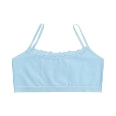 Imagem de Sutiãs De Treinamento De Renda Para Meninas Adolescentes, 3 Peças, Ver