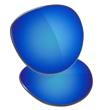 Imagem de Galvanic Lentes de reposição para óculos de sol RayBan Meta Headliner RW4009 50 mm - espelhado azul gelo