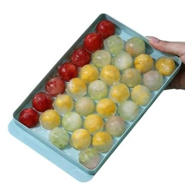 Imagem de Kit com 3 Formas de Gelo Bola Esfera com Tampa – Prático e Reutilizável