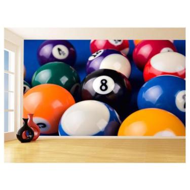 Imagem de Papel De Parede 3D Salão De Jogos Bilhar Sinuca 3,5M Jcs18 - Você Deco