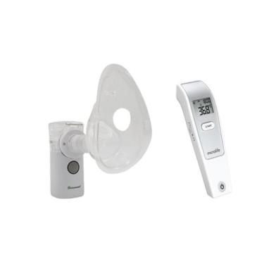 Imagem de Nebulizador Ultrassônico + Termômetro Infravermelho Sem - Medlevensohn