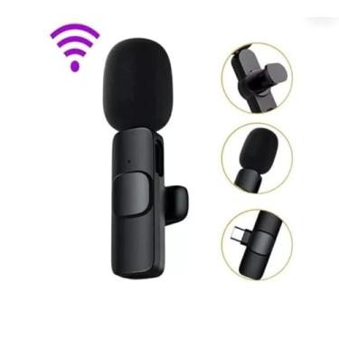 Imagem de Microfone Lapela Sem Fio Tipo C Para Smartphones Genai K9
