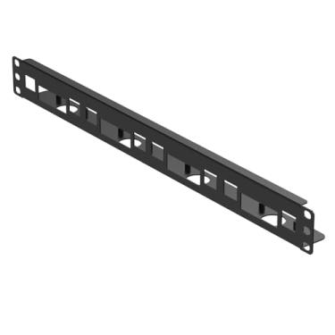 Imagem de UCTRONICS Suporte em rack de aço carbono resistente 1U para Raspberry Pi, montagem em rack de 48 cm, suporta 1-4 unidades de Raspberry Pi 5/4B/3B/B+