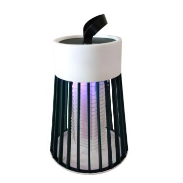 Imagem de Lâmpada Mata Mosquito Armadilha LED UV Recarregável USB-C Portátil Repelente Elétrico Bivolt com Escova