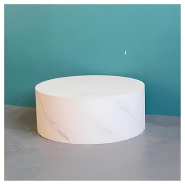 Imagem de Pedestal de exibição de cilindro, suportes de rodapé de exibição de decoração de eventos, suporte de base de plataforma de loja nupcial, base de elevação de exibição grande para coleção, manequim