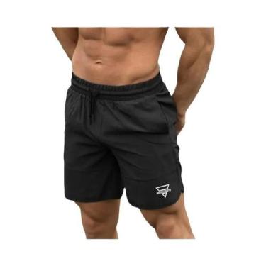 Imagem de Shorts Masculinos De Secagem Rápida Para Academia, Praia E Fitness - R