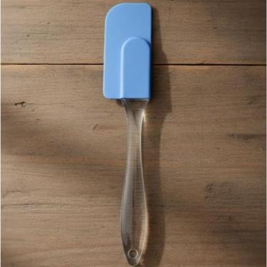 Imagem de Espátula de Silicone para Cozinha Cabo Acrílico Flexível C82 - JW SHOP