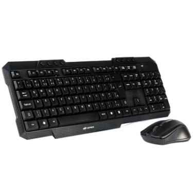 Imagem de Kit C3Tech com Teclado ABNT 2 e Mouse  Wireless USB - K-w10bk