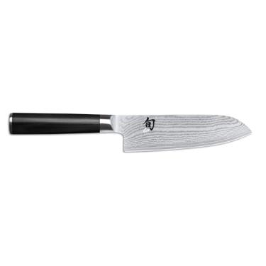 Imagem de Shun Faca de cozinha Santoku clássica de 14 cm feita à mão no Japão, tamanho pequeno a...