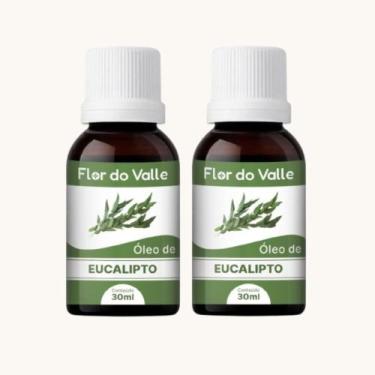Imagem de Óleo Vegetal De EUCALIPTO 30ml Flor Do Valle - Essencial, 2 Unidades