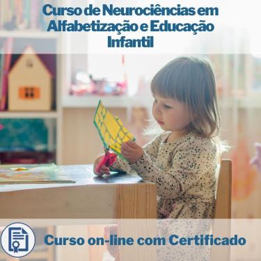 Imagem de Curso Online em videoaula de Neurociências em Alfabetização e Educação Infantil com Certificado