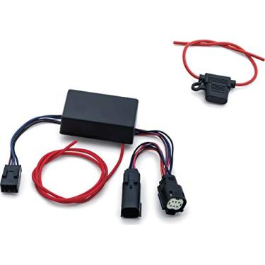 Imagem de Kuryakyn Acessório de motocicleta 2598: fiação de reboque plug & play com arnês de relé para motocicletas Harley-Davidson FLHR/polícia 2014-19 com reboque de 4 fios