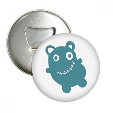 Imagem de Imã de geladeira com ímã de geladeira e abridor de garrafas Alien Creature Bear