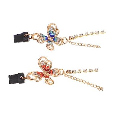 Imagem de Artibetter 2 Unidades Plugues de poeira móveis celular smartphone decoraçao mobilete decorações polvo material ifhone Cobrar Telefone Acessórios pingente Tampão de poeira cristal artificial