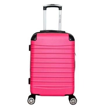 Imagem de Mala de Bordo ABS Viagem Rodinhas 360 Cadeado Espaço Amplo 10kg