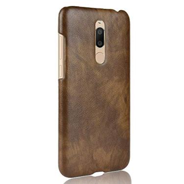 Imagem de Capa para MEIZU M6T, capa de celular com proteção robusta 360° protege seu telefone capa de couro granulado para MEIZU M6T
