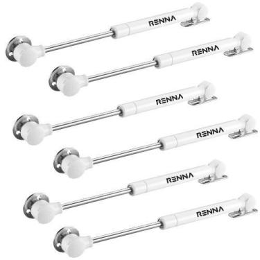 Imagem de Kit 6 Pistões á Gás Força Normal 80N Porta Basculante P/Cima - Renna