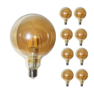 Imagem de Lampada Multi filamento 30W Led Kit 10 Unidades Vintage Iluminaçao Ret