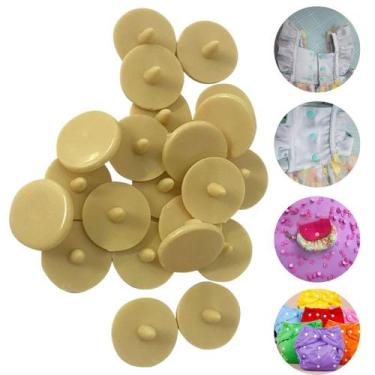 Imagem de Botões de Pressão de Plástico Ritas 12mm Varias Cores Pacote com 50 jo