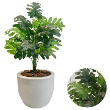 Imagem de Planta Artificial Bananinha Com Vaso Bojo De Polietileno - PlantaImpor