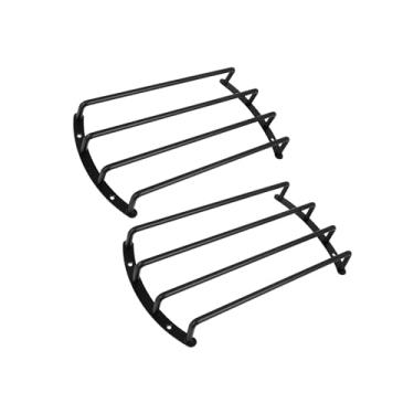 Imagem de INFINAUTO 2 peças 10 polegadas preto metal barra de carro grade subwoofer alto-falante grade protetor de grade design elegante