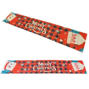 Imagem de Caminho de Mesa Passadeira Toalha Natal Natalino Trilho Mesa de Jantar