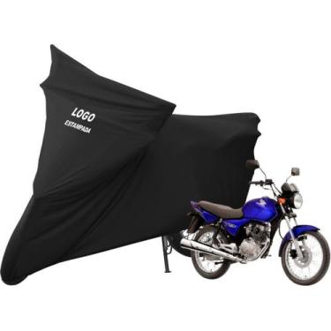 Imagem de Capa Para Proteger Moto Honda CG 150 Titan-ES De Luxo - Mz, Preta
