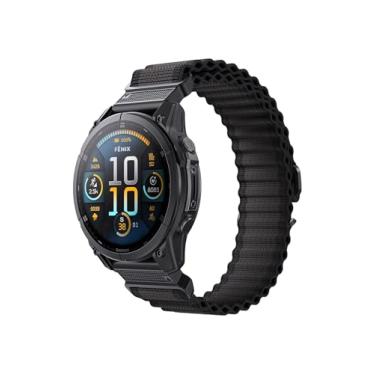 Imagem de Pulseira de relógio compatível com Garmin Fenix 5X/6X/7X/8 de 51 mm, Quickfit 26 pulseiras de relógio para Garmin Fenix 7X Pro Sapphire Solar/6X Pro/5X Plus, para Garmin Fenix 3/Tactix Delta