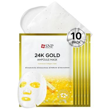 Imagem de Máscara de Folha SNP Shining Nature Purity com Ouro 24K (10 unidades)