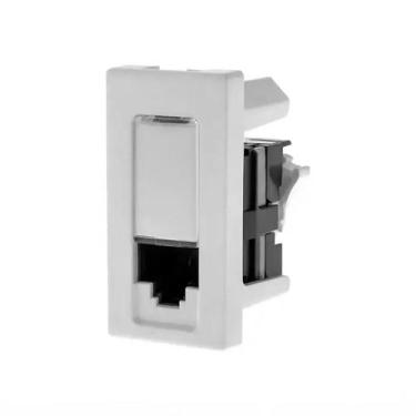 Imagem de Tomada dados lcs2 rj45cat5e 1m branca 615045bc - LEGRAND PIAL PLUS +