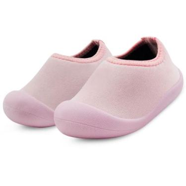 Imagem de Sapameia Antiderrapante Infantil Menina Rosa Gatatuya, 19/20, Rosa