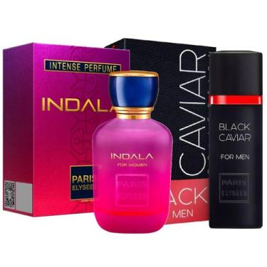 Imagem de Kit Indala Feminino E Black Caviar - Paris Elysees - Paris Elysses