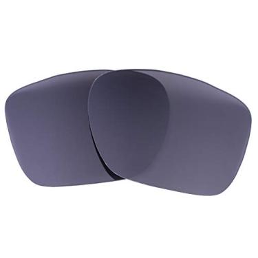 Imagem de Lentes de reposição polarizadas compatíveis com óculos de sol Oakley Twoface XL oo9350 - fabricadas nos EUA -, Multi, 59 x 46.7 mm