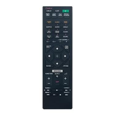 Imagem de Allimity RMT-AM211U Controle remoto substituído adequado para sistema de áudio doméstico Sony SA-WGT7DW MHC-GT7DW MHC-V77DW SS-GT7DWB MHC-V77W