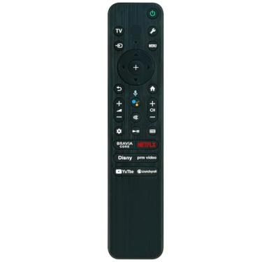 Imagem de RMF-TX810U Controle remoto de substituição de voz aplicável para Sony 4K Ultra HD TV X77L Series LED Smart Google TV KD-65X77L KD-65X77CL KD-43X77L KD-85X77L KD-50X77L KD-75X77L KD-75X77CL KD-55X77L
