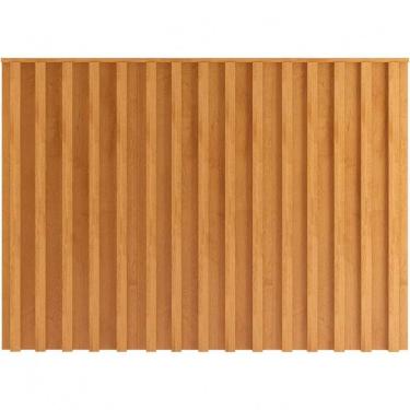 Imagem de Cabeceira Casal-queen Size Móveis Europa Vitória Ripada Peroba