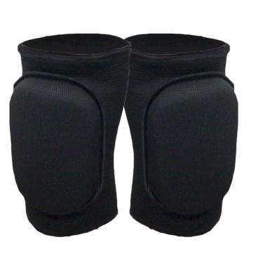 Imagem de Joelheira Volei Kit Par Protetor Joelhos Futsal Goleiro Handebol Dança Indoor Elastica Acolchoada