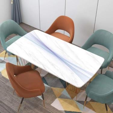 Imagem de Toalha De Mesa De Pvc Retrô, Imitação De Mármore Grão De Vidro Macio Plástico à Prova D'água à Prova De óleo Tapete De Mesa De Centro Para Sala De Estar Doméstica, 4, 60x60cm