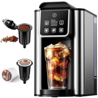 Imagem de Cafeteira KIDISLE Hot & Iced Tanque de água de dose única de 50 mL