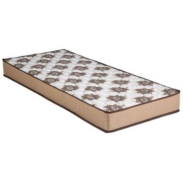 Imagem de Colchao Solteiro Espuma D28 Berflex 88x188x14cm Suporta 70kg Firme e Confortavel Certificado INMETRO