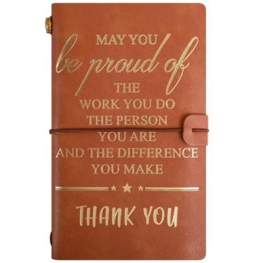 Imagem de Thank You Gifts May You Be Proud of the work You Do Caderno de Escrita de Couro com Conjunto de Canetas Presentes Inspiradores Presentes de Apreciação para Mulheres Homens Empregado Chefe Pastor