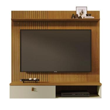 Imagem de Painel Bancada Suspensa Para Tv 60 Polegadas íris - 7 Decor Cumaru E Opala