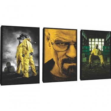Imagem de Quadro Decorativo Breaking Bad Com Moldura Preto